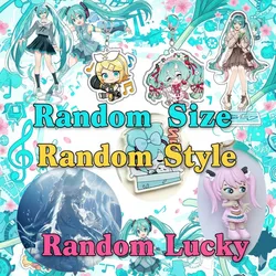 Hatsune Miku Anime Girl Collectible Figure Blind Box - Surprise Gift Toy with Display Storage - 9cm (Random 3 - 6Cm)