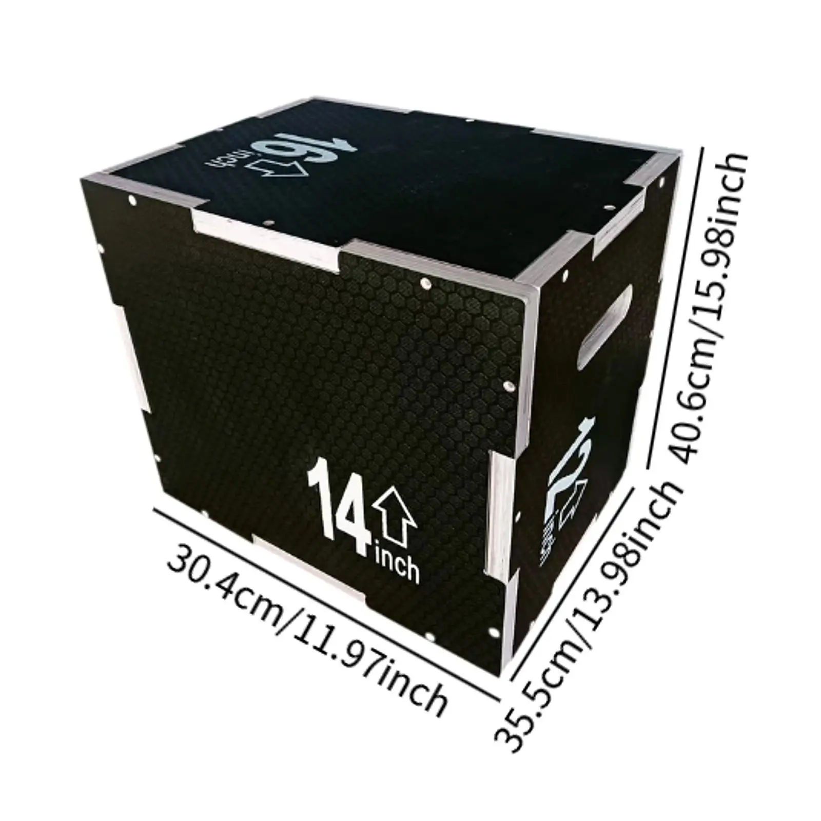 3 in 1 Plyo Box Lightweight Wooden Plyo Jump Practical Agility Versatile Workout Fitness Exercise Plyometric Jump Box Step