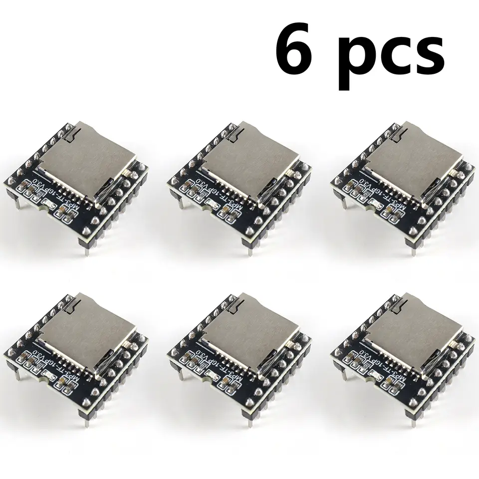 DFPlayer Mini MP3 Module Voice Sound Module with TF Card USB Port for Arduino UNO ESP32 Notification Alarm System DIY image 7