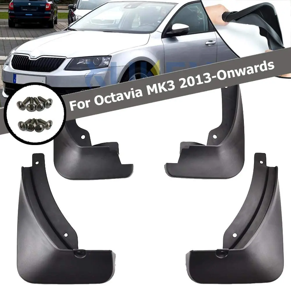 

Брызговики для Skoda Октавия 3 A7, 2013-2018, для 2014, 2015, 2016