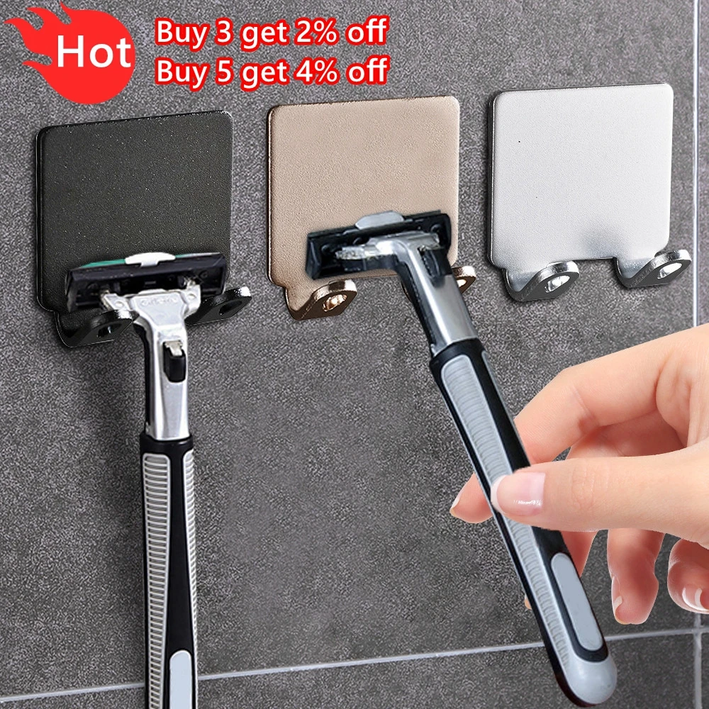 1/2/3Pcs Punch Free Razor Holder 1