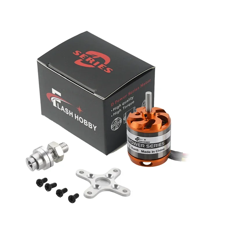 FlashHobby D3542 3542 1000KV 1250KV 1450KV Brushless Outrunner Motor For Mini Multicopters RC Plane Helicopter