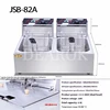 Electric Deep Fryer W/Dual Removable Tanks Commercial Countertop  Fryer for Chicken French Fries Frying Chips 3