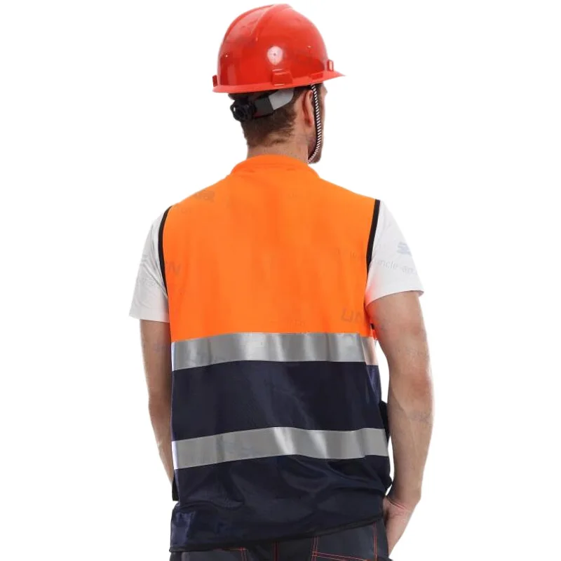 작업용 반사 안전 조끼 높은 가시성 작업복 안전 의류 남성용 작업 건설
