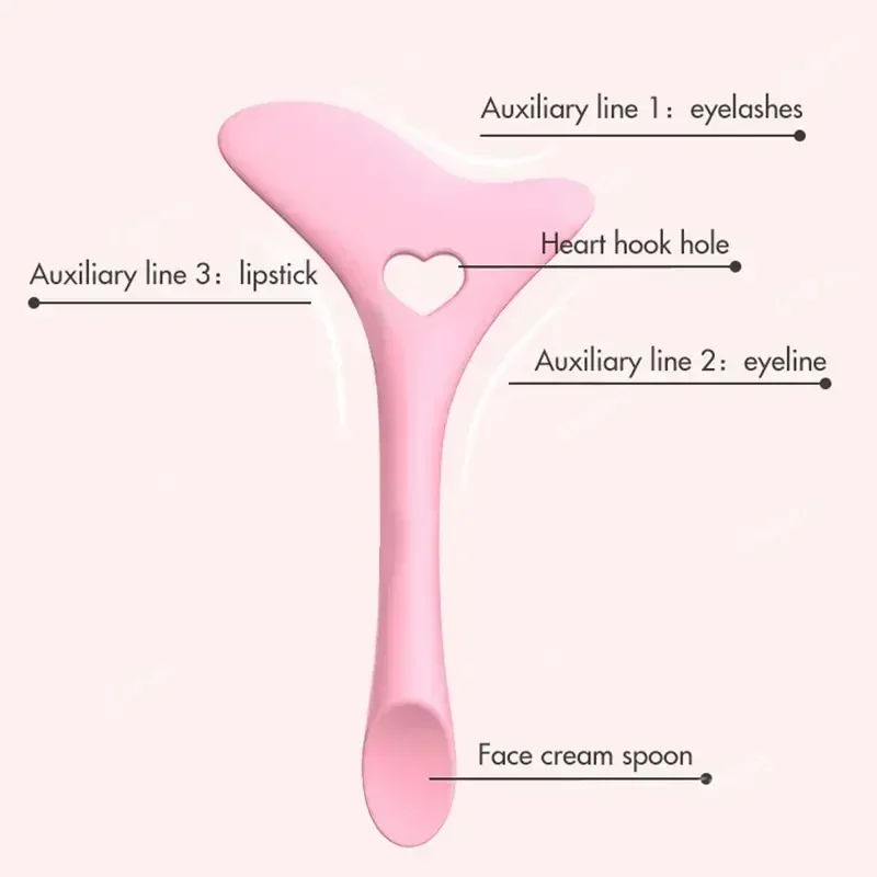 Eyeliner Stencil Wing Tips Silicone Eyeliner Aid Pencil Auxiliary Eye Liner Aid Reusable Makeup Tools eyeliner stencil tool makeup tools eye makeup tools