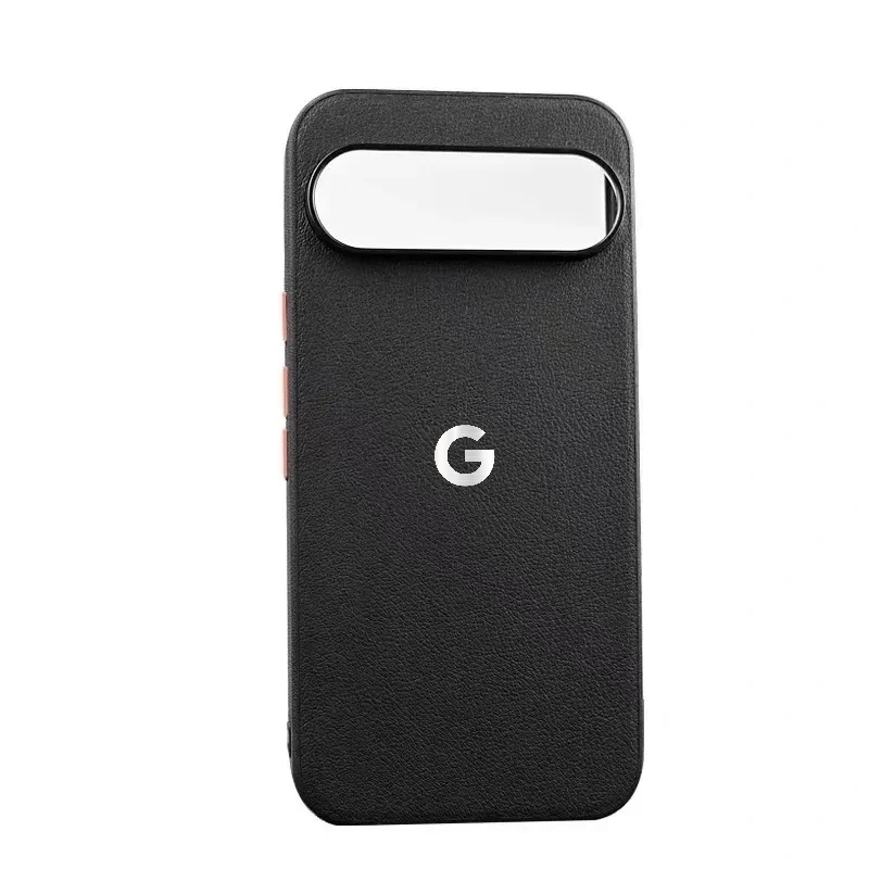 MagSafe Leather Phone Case with Metal Buttons - Anti-Drop & Anti-Fingerprint Protection