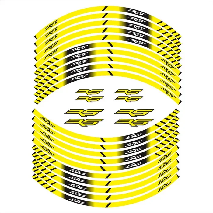 

For APRILIA RS RS125 Motorcycle Parts Contour Wheel Decoration Decal Sticker - 2