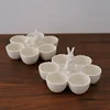 Rabbit Shaped Ceramic Egg Tray, Kitchen Refrigerator Storage Egg Tray, Creative Household Egg Storage Box, Household Items 3