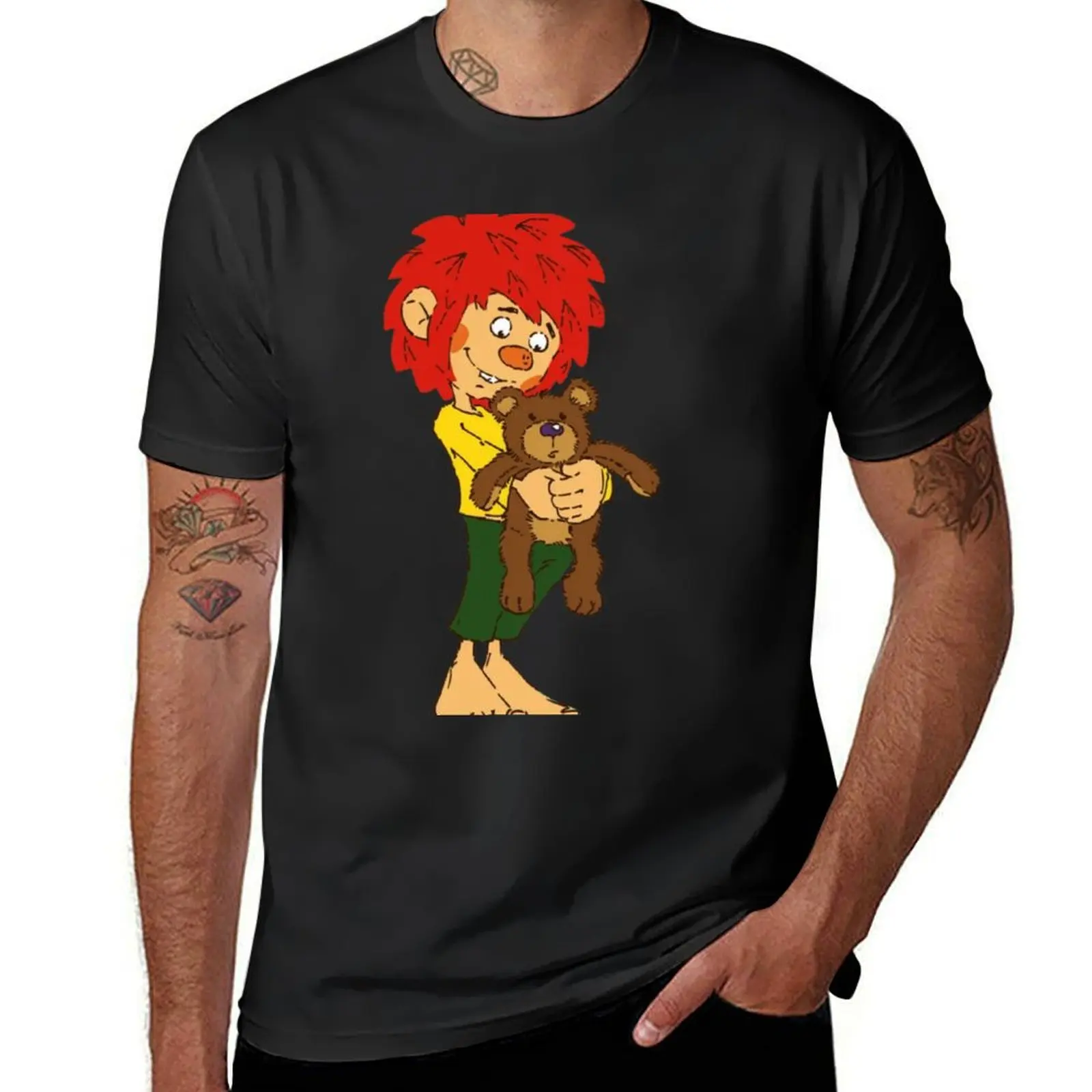 Pumuckl Und Der Kleine B?r T-Shirt Aesthetic clothing plus sizes customizeds mens funny t shirts