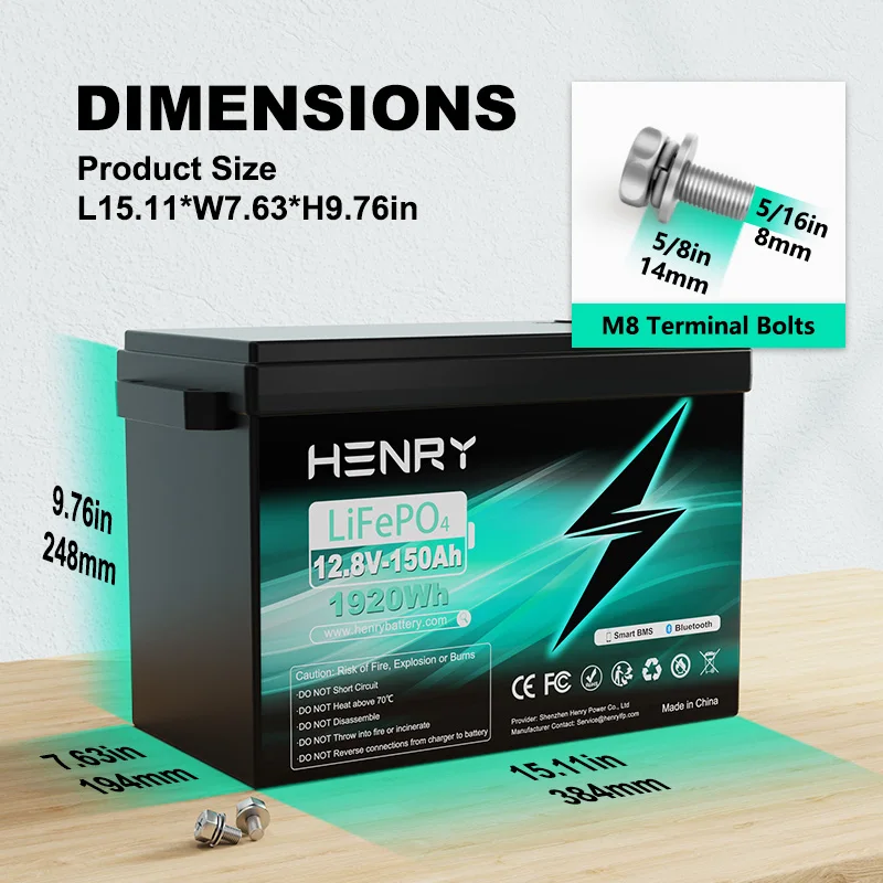 China Manufacturer SMS Energy 5Kwh 10Kwh 12v 24v 50Ah 100Ah 150Ah 230Ah Solar Lithium Lifepo4 Battery