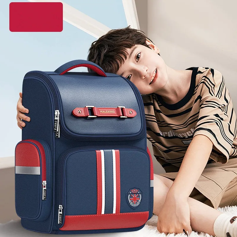 British style Children School Bags For Girls Boys Orthopedic Backpack Kids schoolbags Primary School backpacks Kids rucksack 1