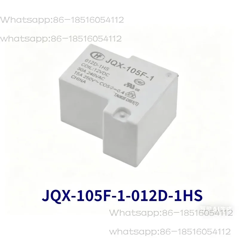 1Pcs 새로운 오리지널 HF/ JQX 105F -1 -005D 012D 024D -1HS 30A 240VAV 4PIN DC5V 12V 24V 릴레이 HF105F-1-005D-1HS JQX-105F-1-220
