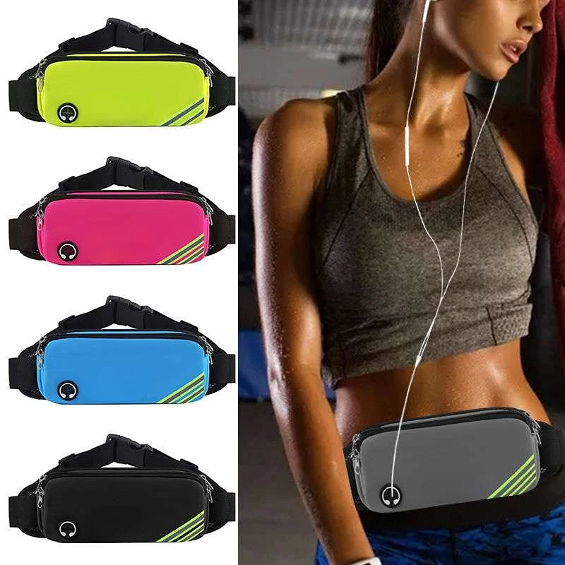 

Sports Fanny Pack Women Belt Bag Men Running Waist Bag Phone Black Gym Bags Running Accessories Running Belt Cycling Phone Bag