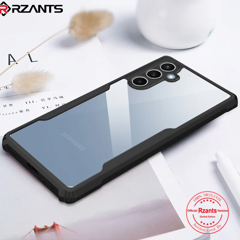 Rzants Per Samsung S23Fe Custodia Rigida Air Bag Protection Slim Clear Cover