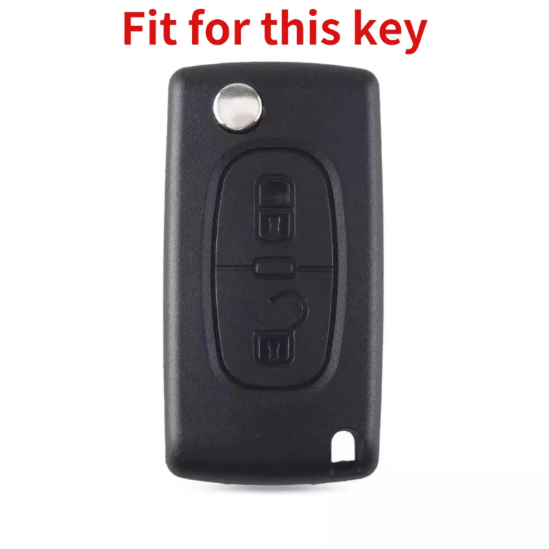 2 Button Silicone Car Remote Key Fob Cover Case for Peugeot 308 207 307 807  for C3 Picasso C-Crosser C4 Dispatch C8 - AliExpress