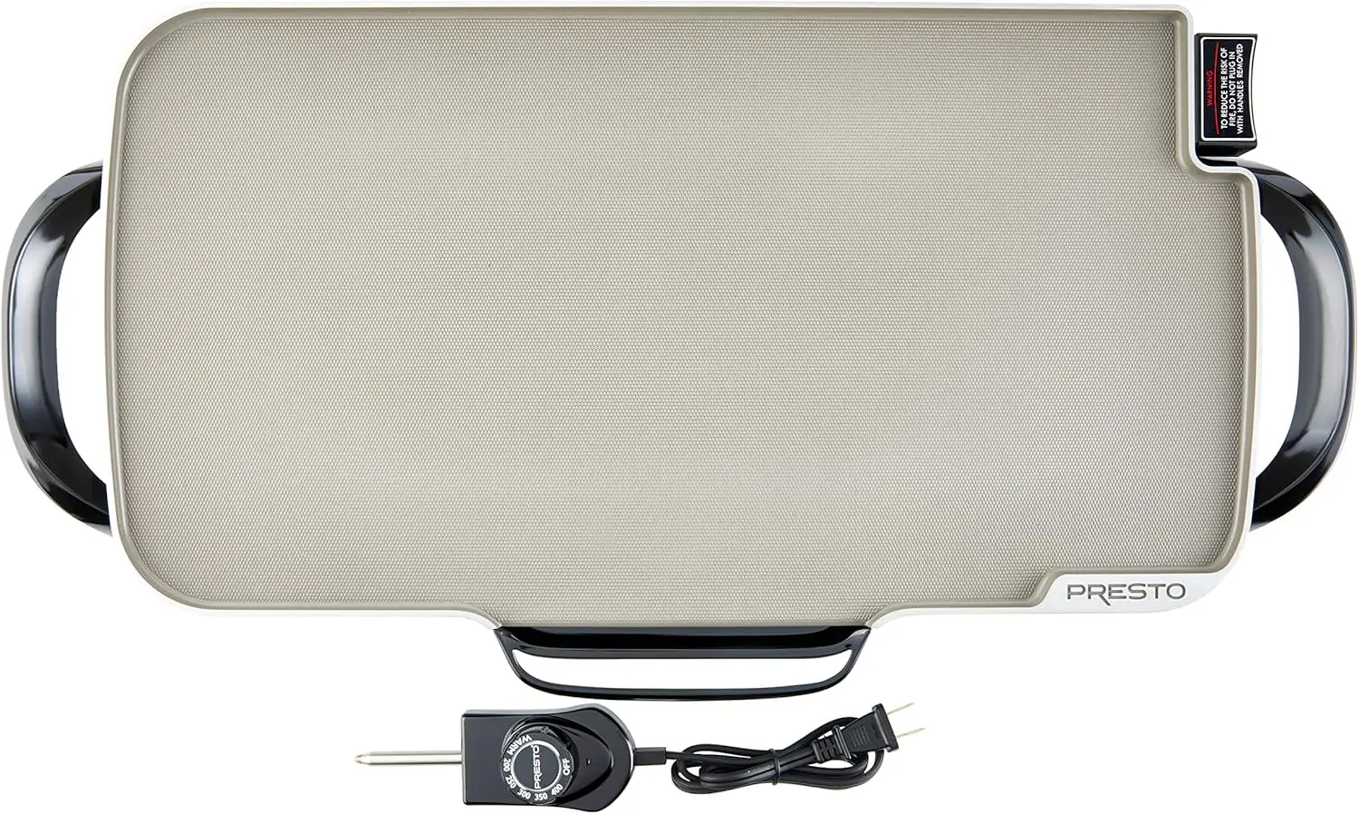 NEW 07062-22-Inch Ceramic Removable Handles Electric Griddle, 22 Inch, Black 3