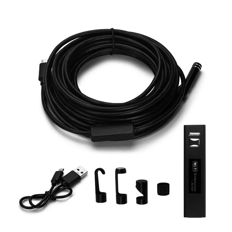 

2 Million HD Apple Mobile Phone Endoscope Wireless WiFi 10 Meter Industrial Pipe Automobile Air Conditioner Overhaul Endoscope