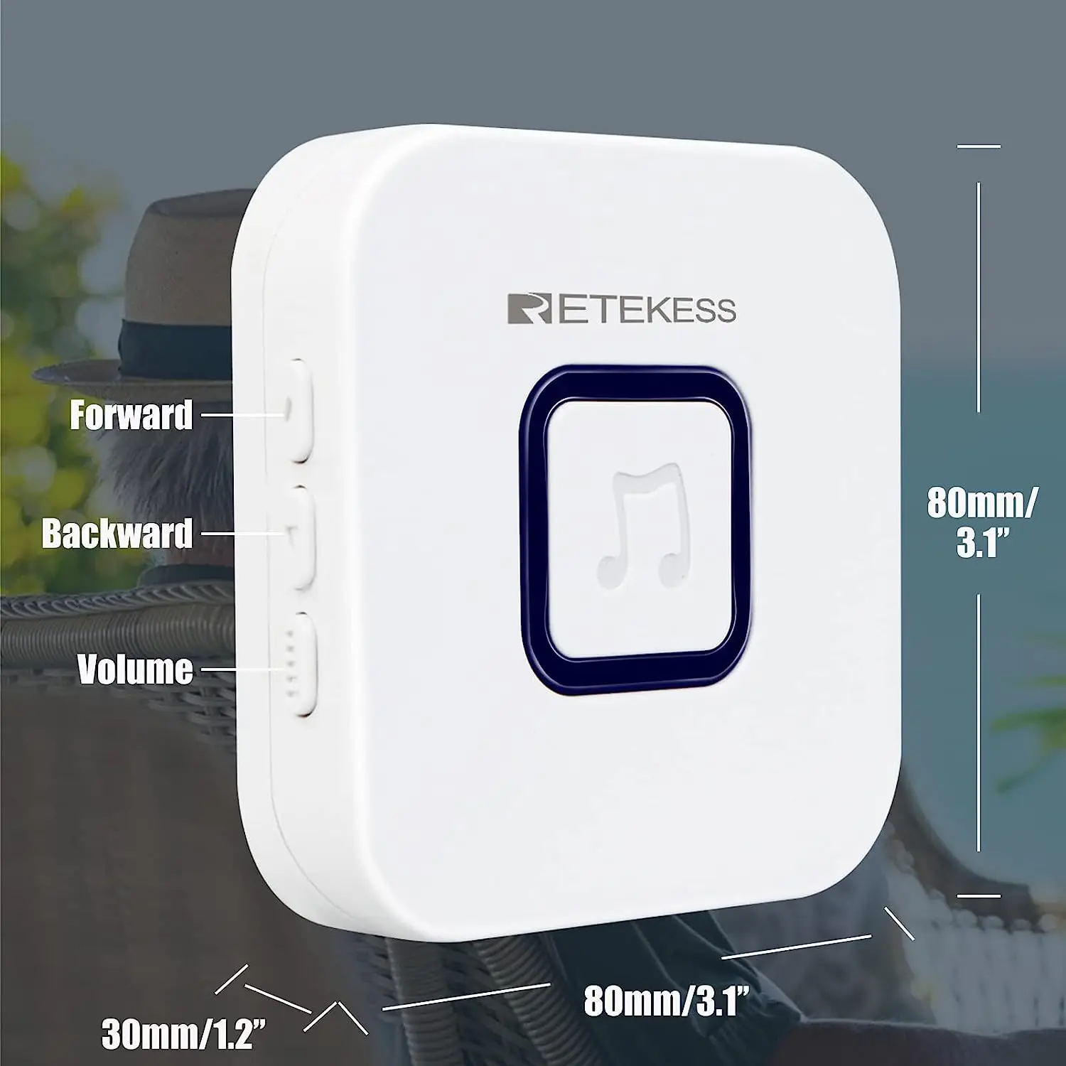 Retekess TH003 Wireless Caregiver Pager Nurse Calling Alert Patient Help System for Home Elderly Clinic Nursing Home Hospital