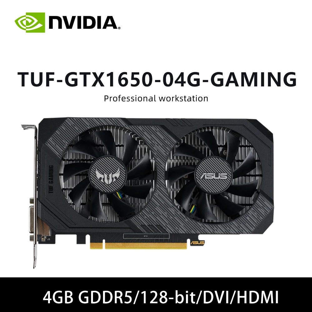Tuf Gtx 1650 Super 256 Bit GTX1650-4GD5 VGA CARD TUF-GTX1650-04G