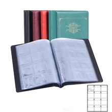 

120 Grid In-Line Small Coin Book Portable Photo Album Coin Collection Book Small Fixed Page Commemorative Coin Collection Book