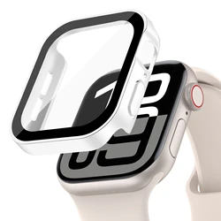 Premium Waterproof Apple Watch Case with Screen Protector Glass & Cover - 42mm Series 10 (Matte white)