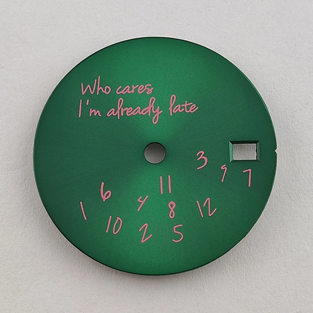 Watch Dial 28.5mm Fit NH35/NH36 Movement nh35 Sterile Watch Parts No Face