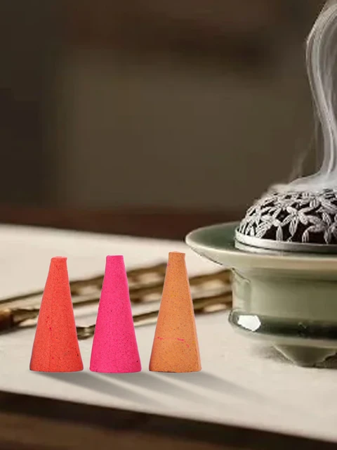 Colorful Fragrance Incense Cones Set 4