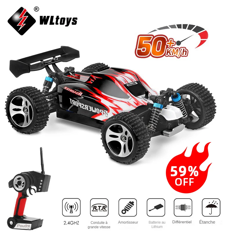 Voiture De Course Radiocommandée 2,4 Ghz Wltoys 144001 Pour Enfant, Jouets  Télécommandés, Tout-terrain 4wd, À Grande Vitesse 70 Km/h, A959 959b -  Voitures Télécommandées - AliExpress