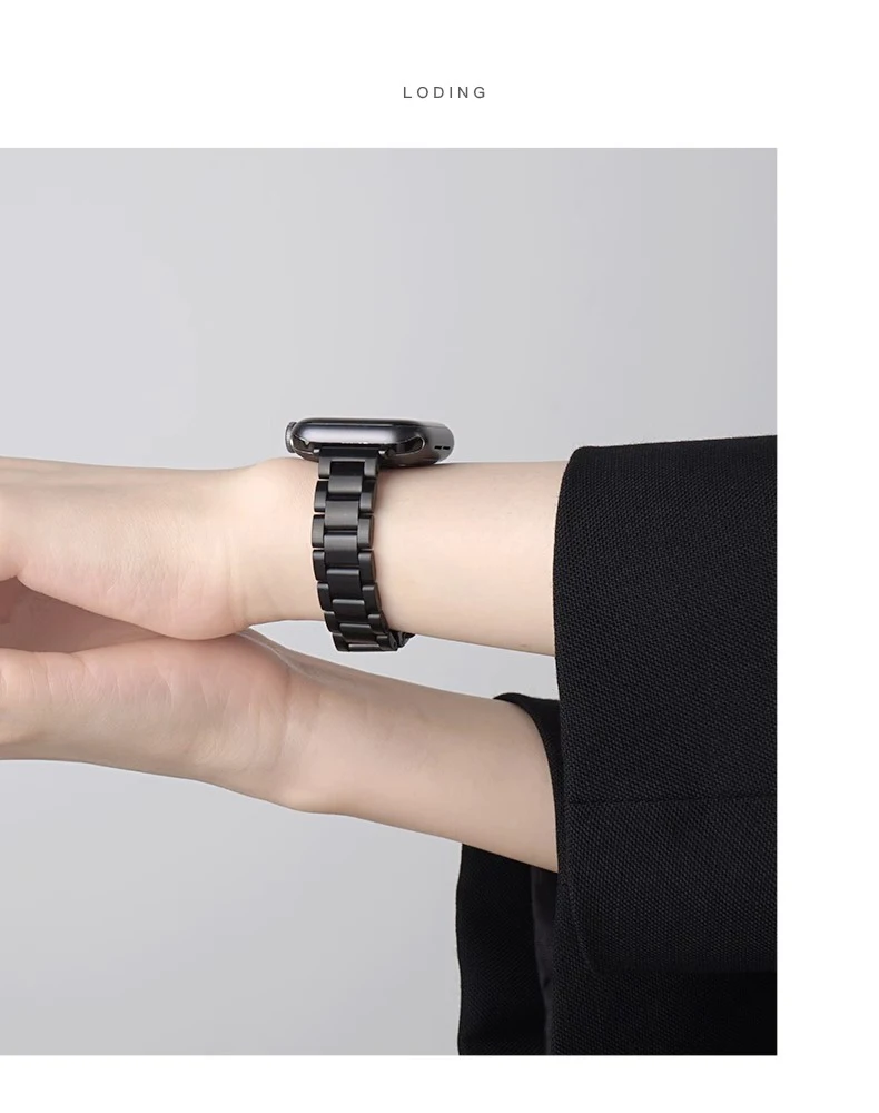 Women Strap For Apple Watch Ultra 6 7 8 Band SE 49mm 44mm 40mm 41mm Slim Stainless Steel Bracelet For iWatch 3 42mm 38mm Strap