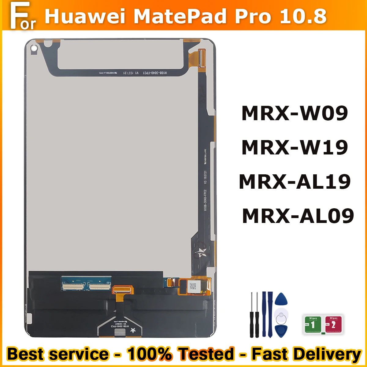 Dalle écran LCD Huawei MateBook PL-W09 15.6" FHD IPS LED - Dalle Neuve - Connecteur 30 Pins