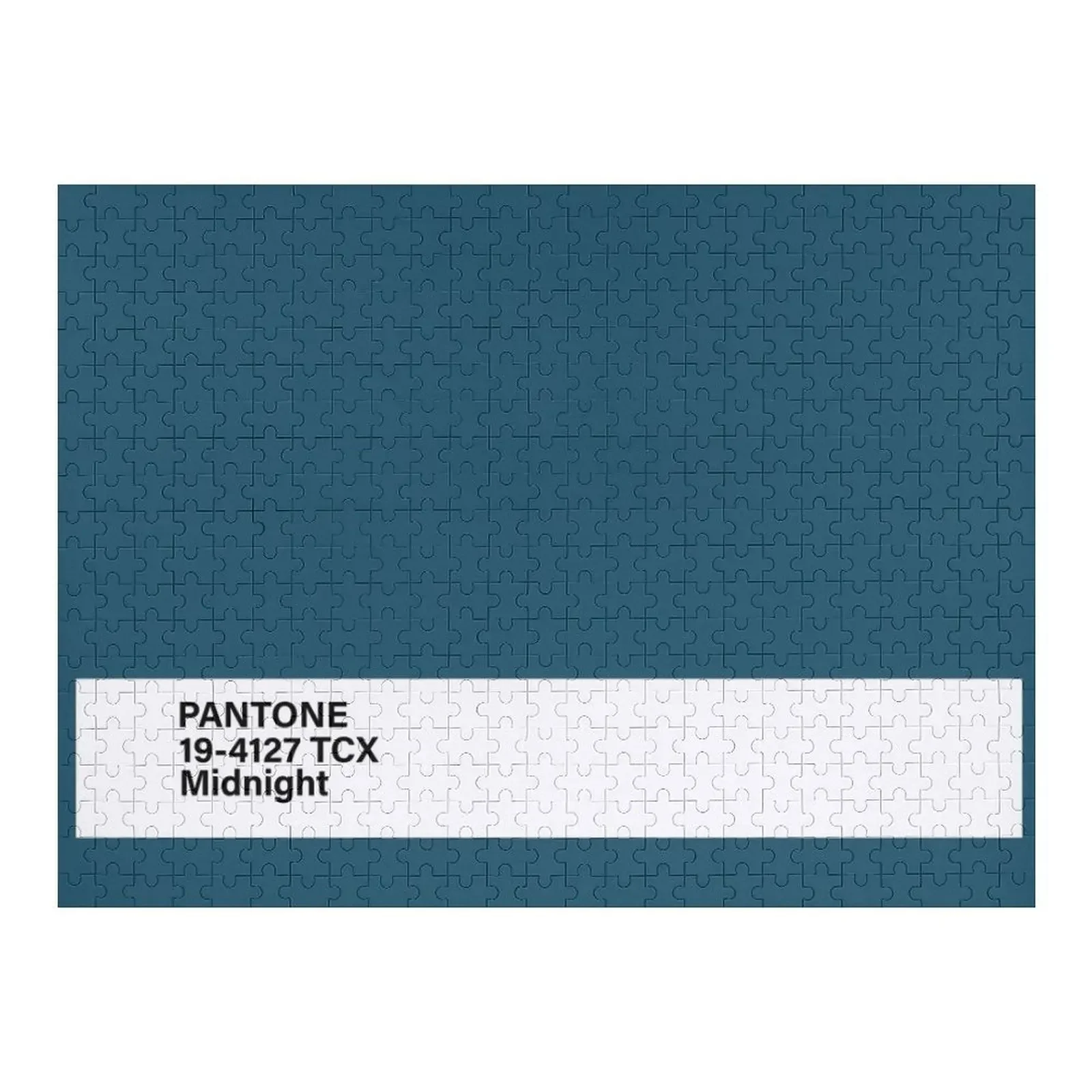 PANTONE 19-4127 TCX Midnight Jigsaw Puzzle Custom Wooden Gift Custom Gift Personalized Gift Married Picture Puzzle