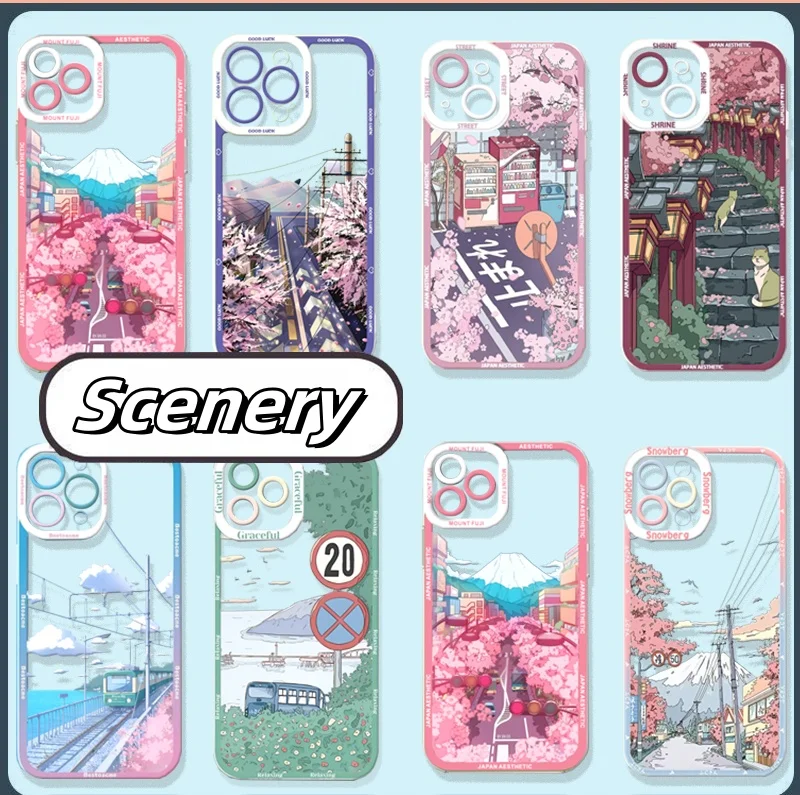 Suzume Japanese Anime Starry Sky Cat Soft Phone Case Cover