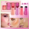Jelly Blush Set Q-Pop 4-Color Moisturizing matte Blush Blush 2