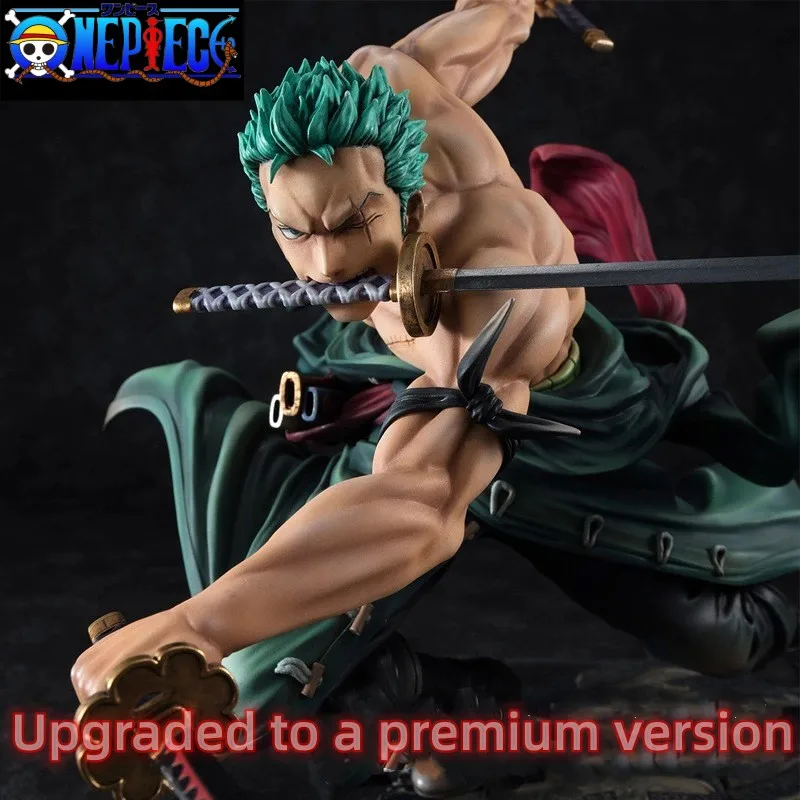 One Piece Rufy Anime Figure Roronoa Zoro Tre Lame Sa-Massimo Manga Anime Statue Pvc Action Figure Collection Toys Model