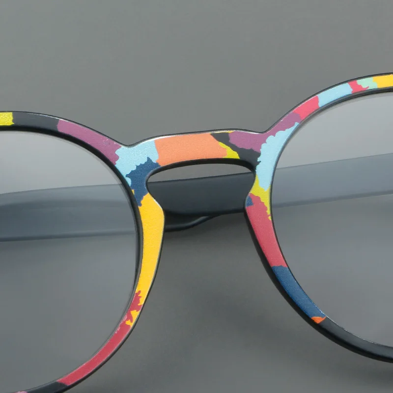 R57059 Regenbogen Tr90 Presbyopie Brillen Dame Trend Cat Eye Lesebrille Dioptrie +100 +200 +300 Optische Klare Brille – Detail 11