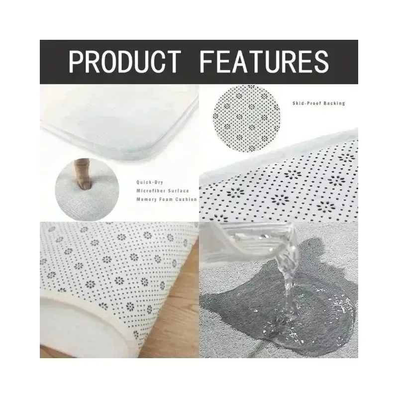 Tappeto per Area in stile persiano per la casa tappeti per fiori astratti alti per soggiorno camera da letto tappetino antiscivolo cucina Tapetes De Sala 5