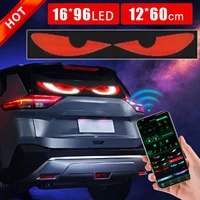 Wiscolor 12x60cm LED Matrix Pixel Panel Scrolling Bright Advertising LED Sign Flexible USB 5V LED Car Sign Bluetooth App Control 1