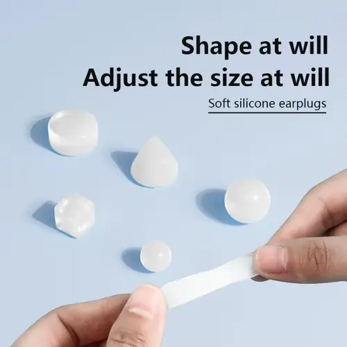 12PCS Silicone Ear Plugs Noise Reduction Sleep Anti Canceling Sound Insulation Earplug Protection Sleeping Reusable Ear Plugs - Image 4