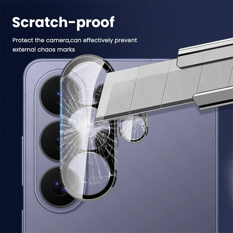 Premium Black 3D Curved Camera Lens Protector Glass