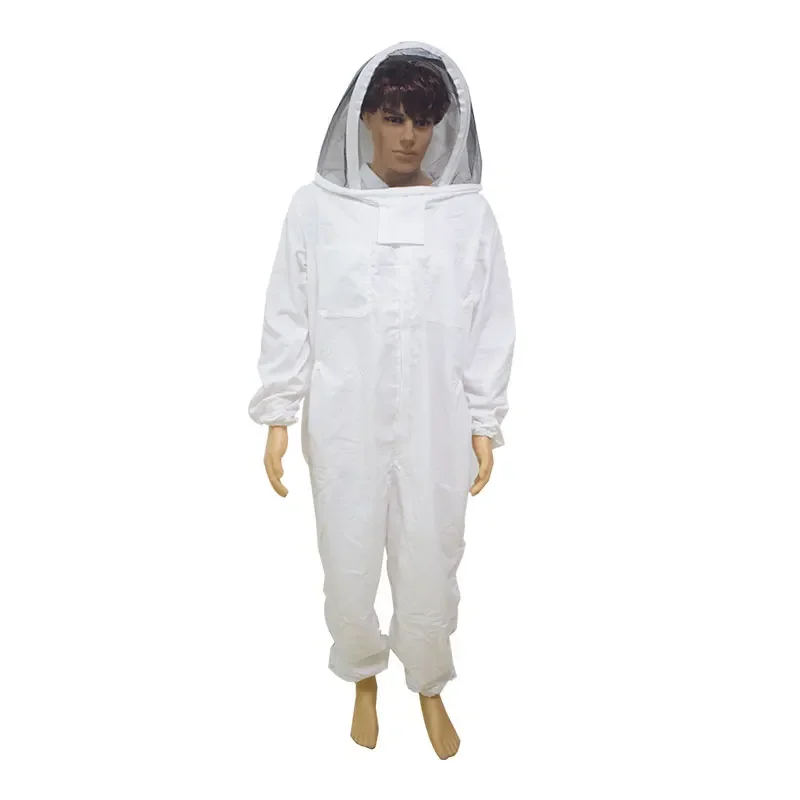 

Cotton Full Body Beekeeping Clothing Safty Veil Hood Hat Dress Anti-Bee Coat Protective Clothing Beekeeping Bee Suit Equipment