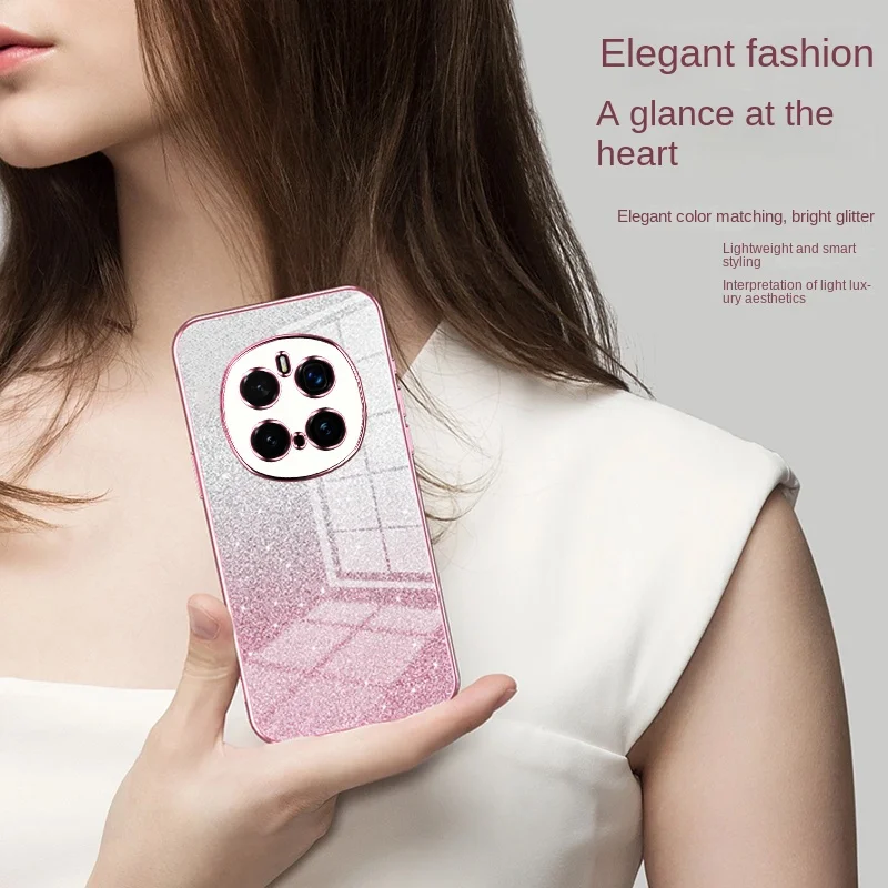 Glitter Slim Protective Soft TPU Back Cover Case