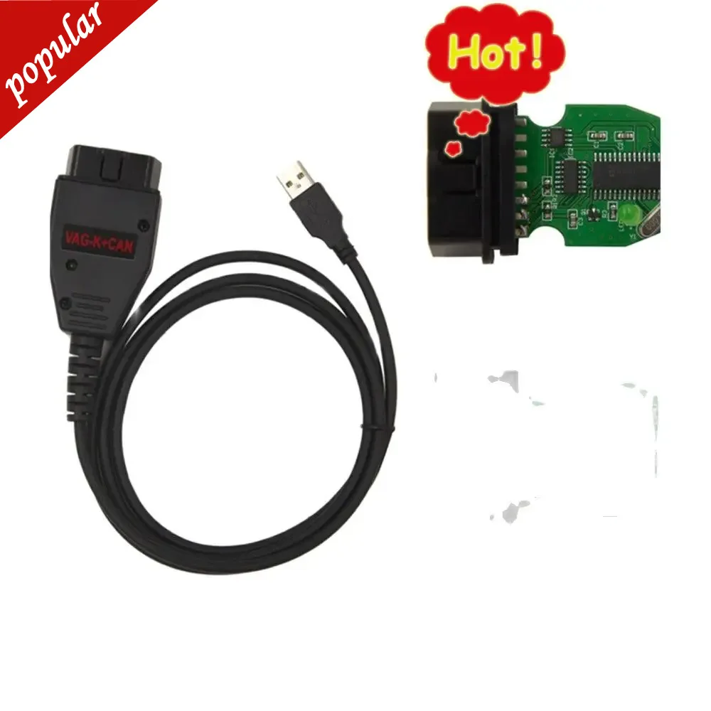 Vag K + Can Commander 1.4 Obd2 Obdii Scanner Diagnostico Con Ft232Rl Pic18F258 Chip Com Cable Per Vw Per Skoda Per Seat
