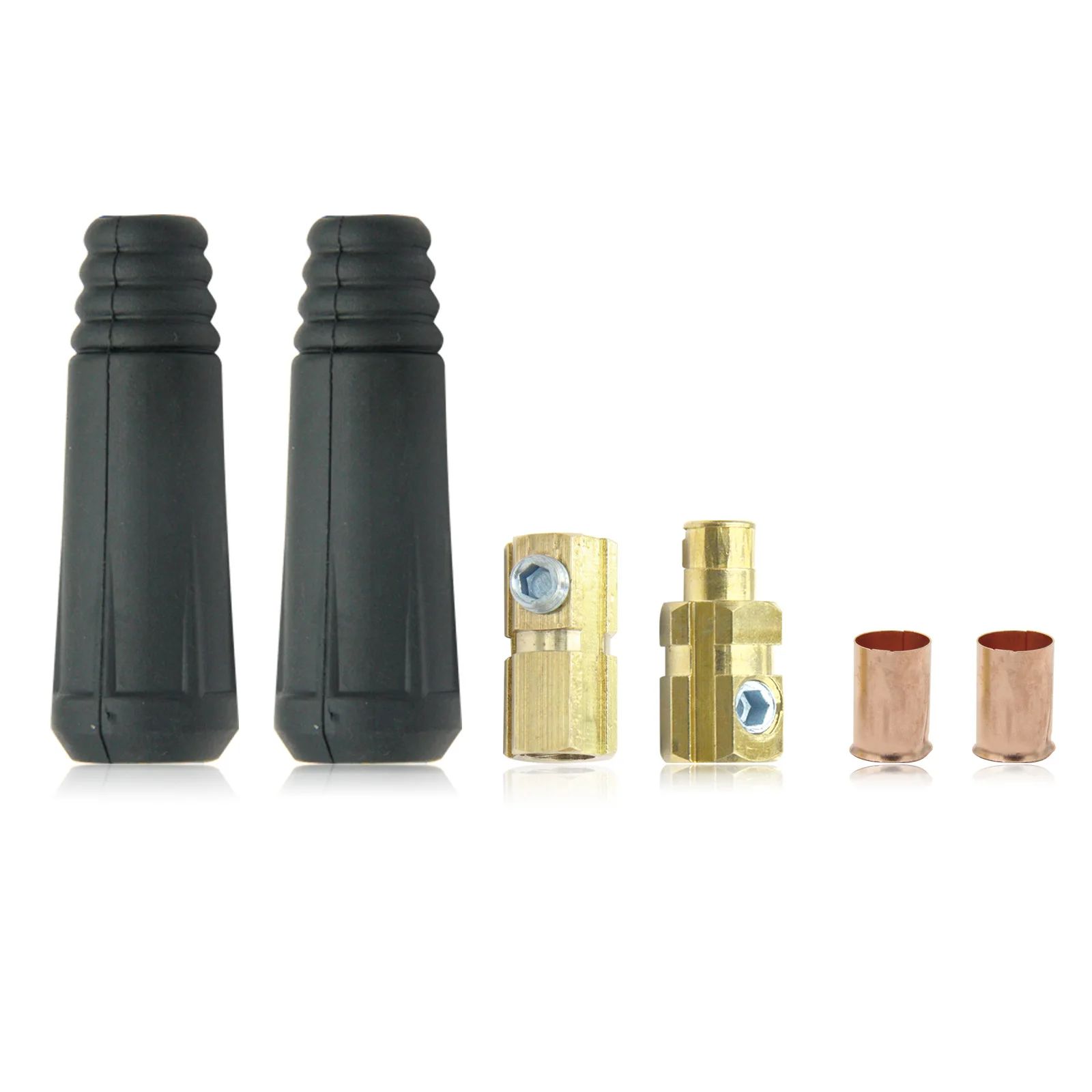 Welding Cable Joint Quick Connector DINSE-Style DKJ10-25 DKJ35-50 AWG wires Quick Fitting Plug Socket 2 Set welding cable connector