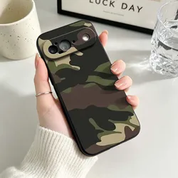 Graffiti Army Green Camouflage Black Soft Silicone Phone Case - Pixel 10 Pro 5G (144HA0601HSE)