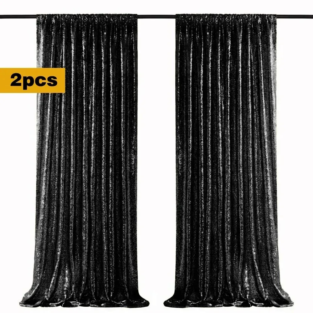 Party Supplies Birthday Backdrop Party Decoration Party Backdrop Curtain 2x8ft Sparkly Sequin Backdrop Curtain For Wedding Birthday Christmas Baby Shower Party Decor