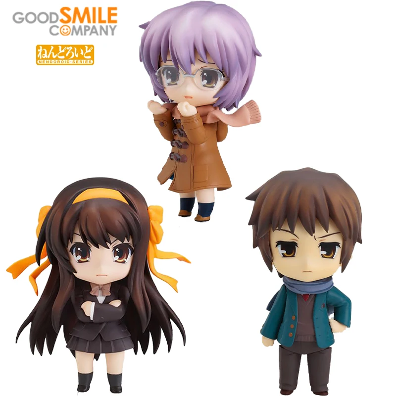 

Original Stock GSC Good Smile NENDOROID 153 Kyon 124 Suzumiya Haruhi 123 Nagato Yuki The Disappearence of Sizumiya Haruhi Model