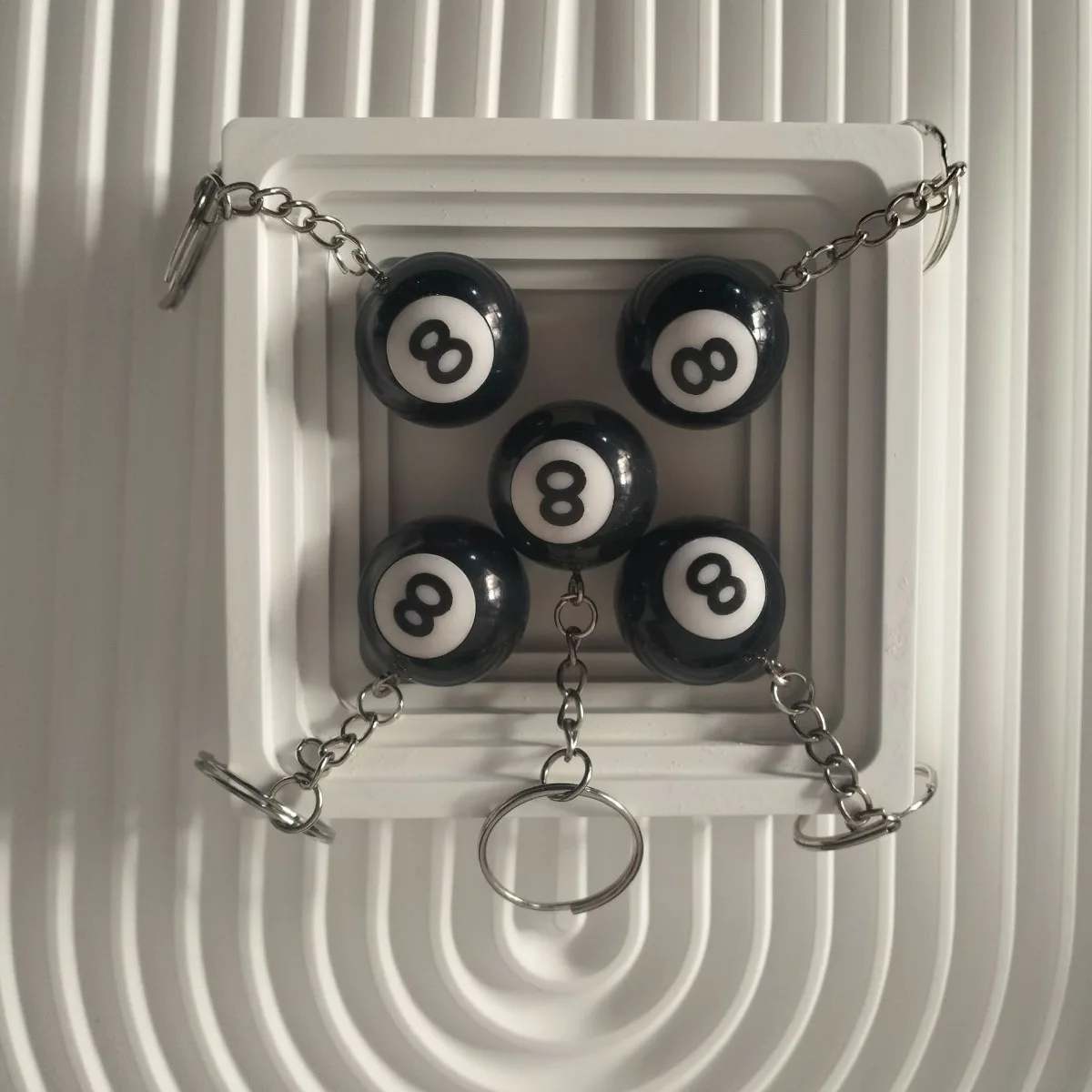 Billiard Ball Keychain - Lifestyle Shot