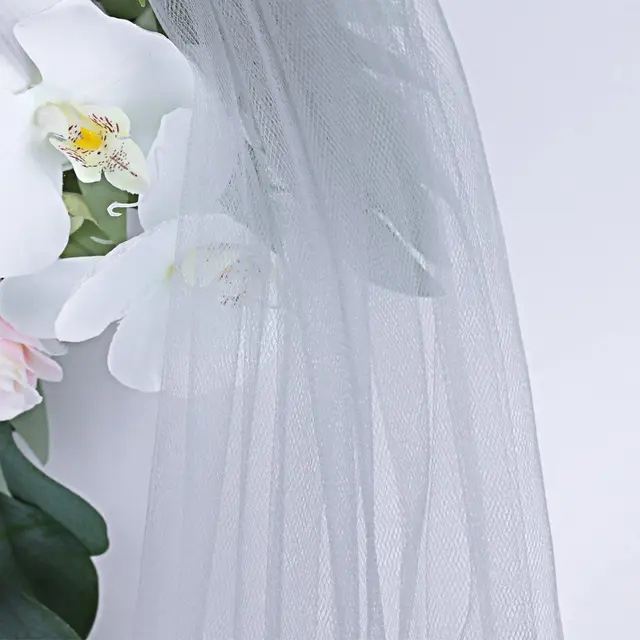 Rotolo Tulle Bianco 30cm X 92m - Per Matrimoni, Feste, Decorazioni Fai Da Te, Alta Qualità - Foto 13