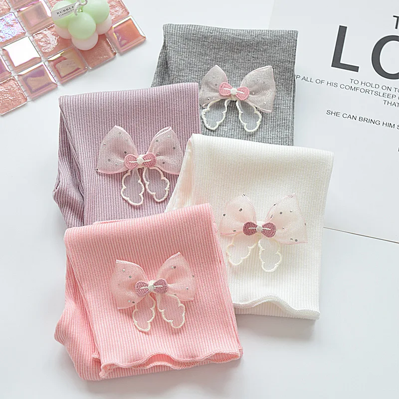 Kids Leggings Cute Bow Kids Clothes for Girls Baby Kids Leggings for Girls 2 To 7 Years Children Leggings Girls
