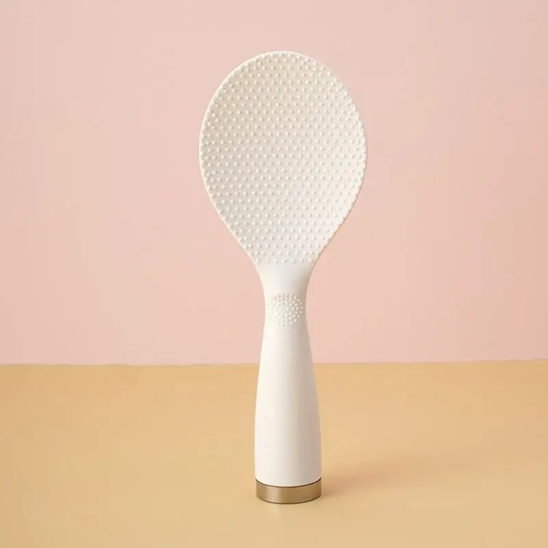 Non-Stick Standing Plastic Rice Shovel Long Handle Spoon Multifunctional Rice Scoop Cooker Spatula Tableware Kitchen Accessories plastic rice spoon cooking scoop